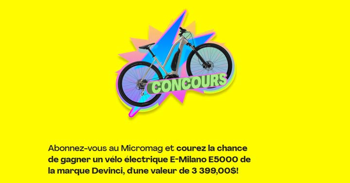 Concours Urbania Vélo électrique