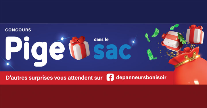 Concours Dépanneurs Boni-Soir - Pige dans le sac