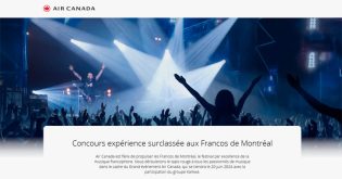 Concours Air Canada Francofolies de Montréal