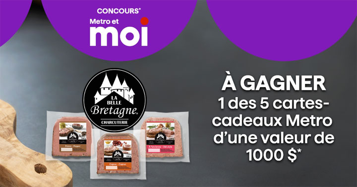 Concours Metro et moi Fier du Québec