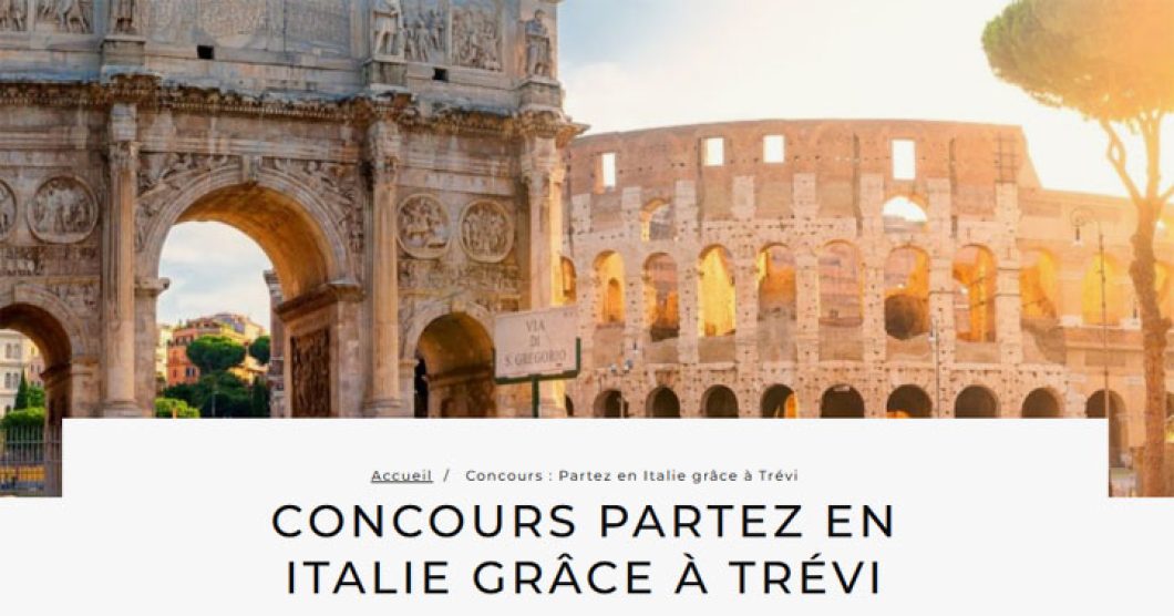 Concours Trévi Partez en Italie