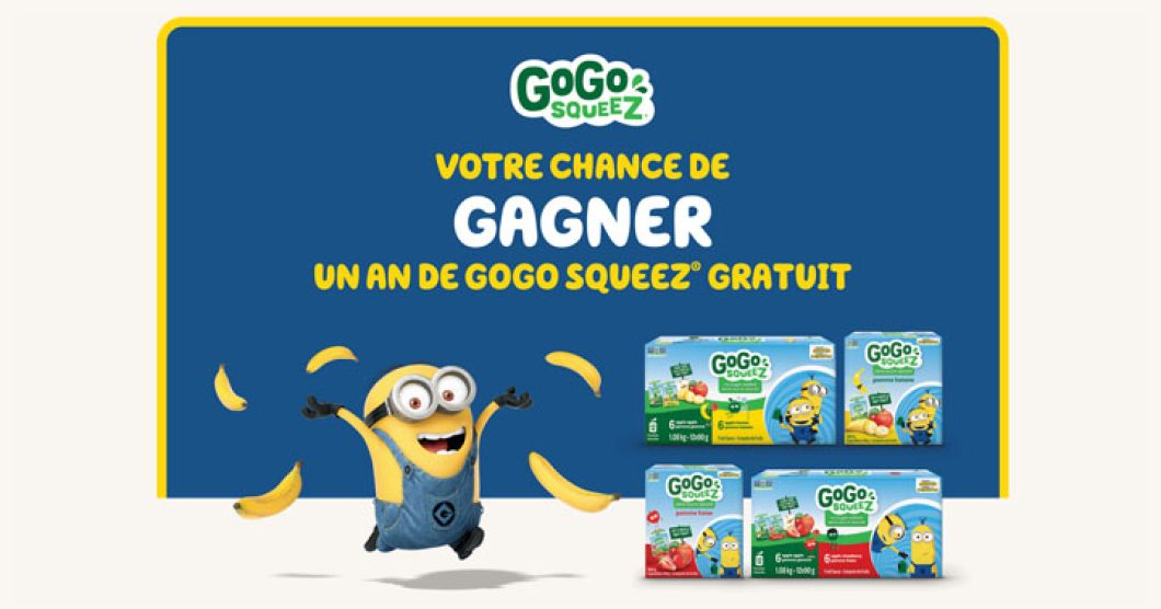 Concours GoGo squeeZ Minions