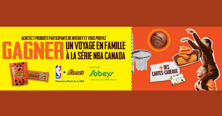 Concours de la série NBA Canada de Reese’s et Sobeys