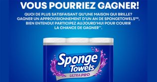 Concours un an de SpongeTowels