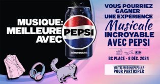 Concours Walmart - Musique : meilleure avec Pepsi