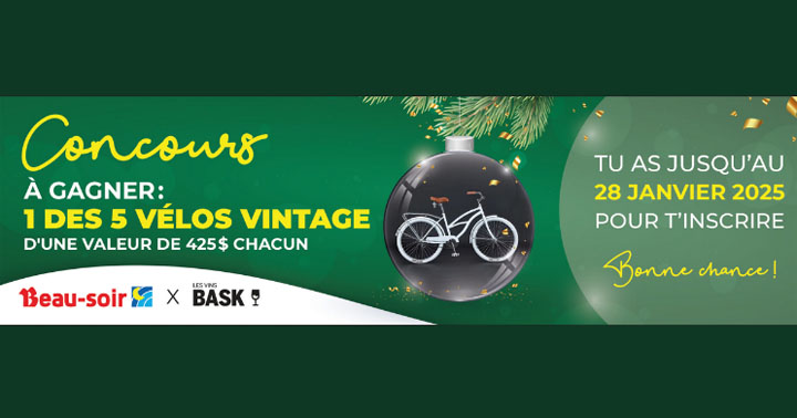 Concours Beau-soir - Gagne ton vélo vintage