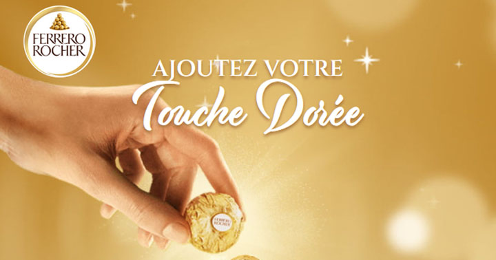 Concours Ferrero Rocher - Ajoutez votre touche dorée