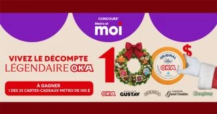 Concours Metro - Décompte légendaire Oka