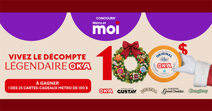 Concours Metro - Décompte légendaire Oka