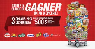 Concours Bimbo - Épicerie gratuite pendant un an