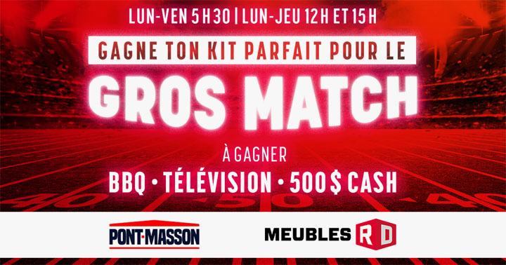 Concours CKOI - Kit parfait pour le gros match