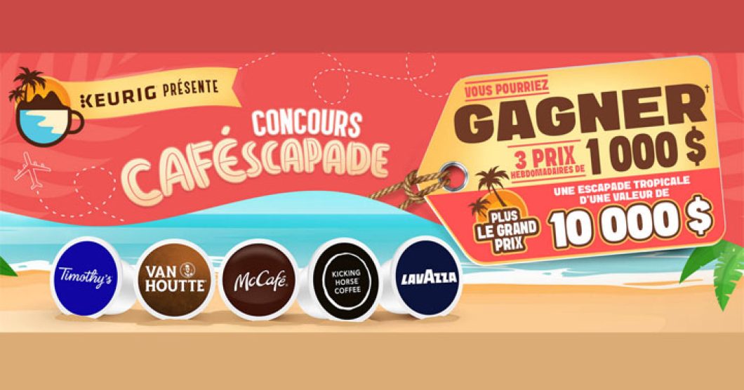 Concours Keurig - Caféscapade