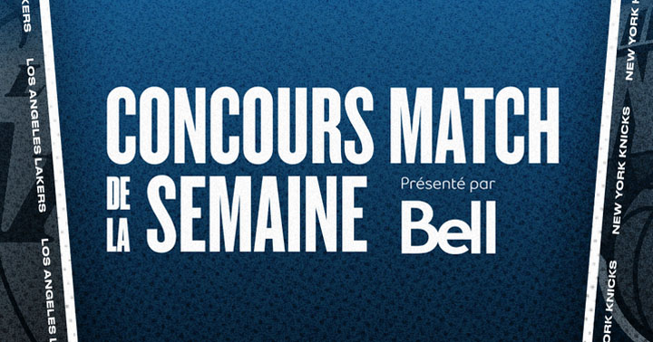 Concours NBA - Jeu de la semaine Bell