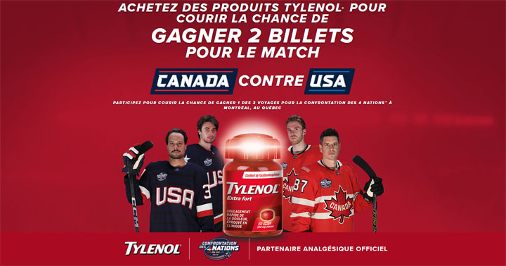 Concours Tylenol - 4 Nations Face-Off