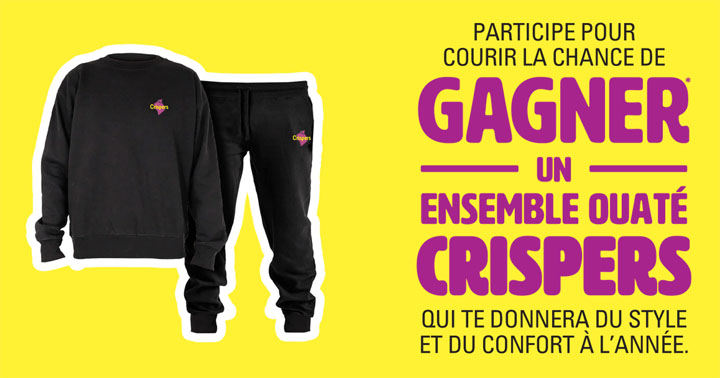 Prix du concours La super collation Crispers Mondelez