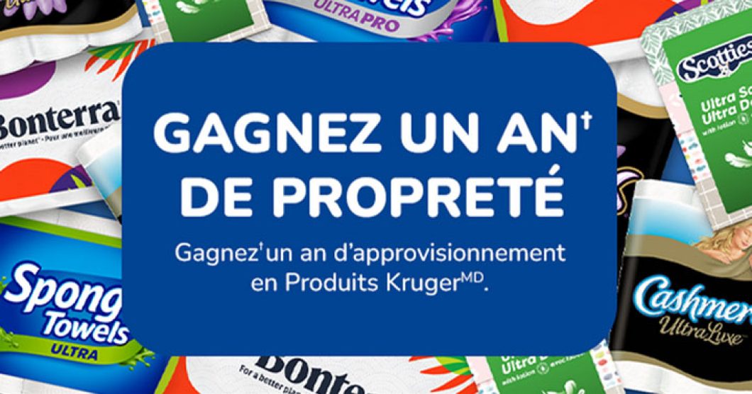 Concours Faites le plein avec les Produits Kruger