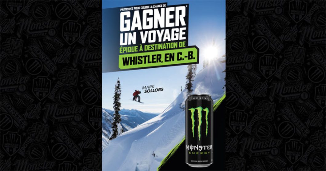 Concours Monster - Voyage à Whistler