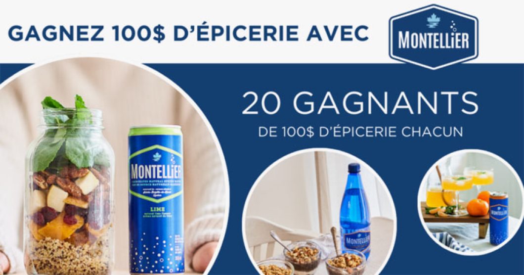 Concours Montellier - 100 $ d'épicerie